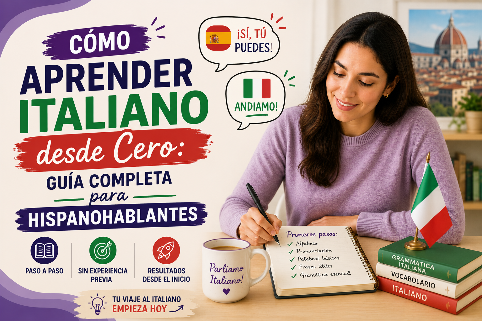 Cómo Aprender Italiano desde Cero: Guía Completa para Hispanohablantes