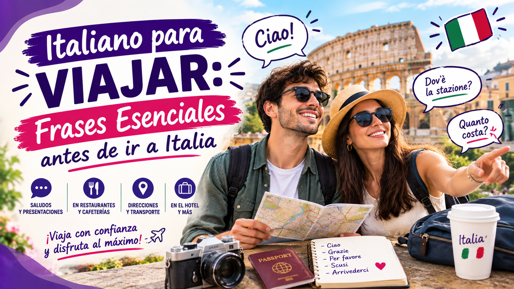 Italiano para Viajar: Frases Esenciales antes de ir a Italia