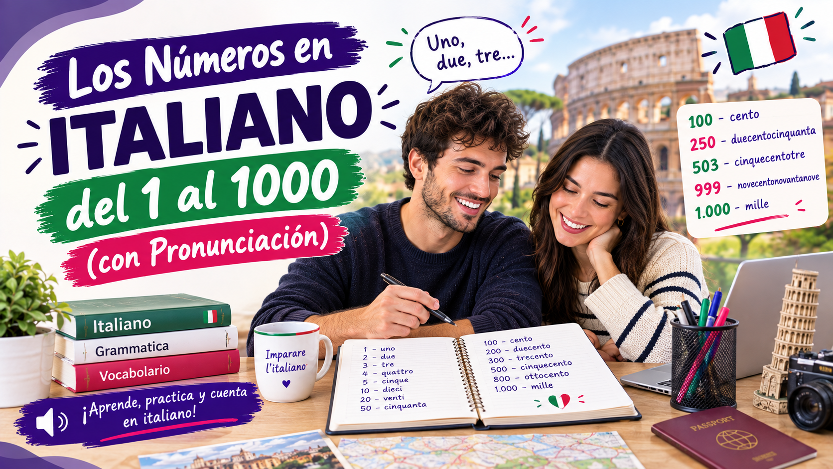 Los Números en Italiano del 1 al 1000 (con Pronunciación)